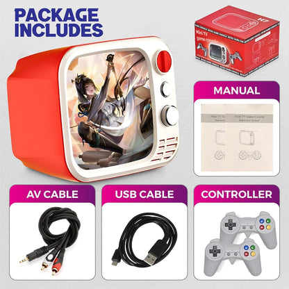 Portable Mini TV Gaming,Handheld Retro Gamebox Console with 740 Classic Games