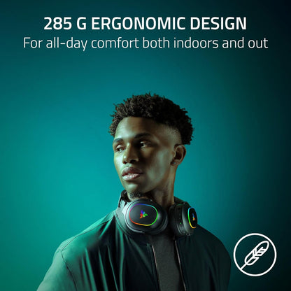 Razer Barracuda X Chroma Wireless Gaming Headset: 2.4GHz Wireless & Bluetooth - Lightweight - Chroma RGB RAZER