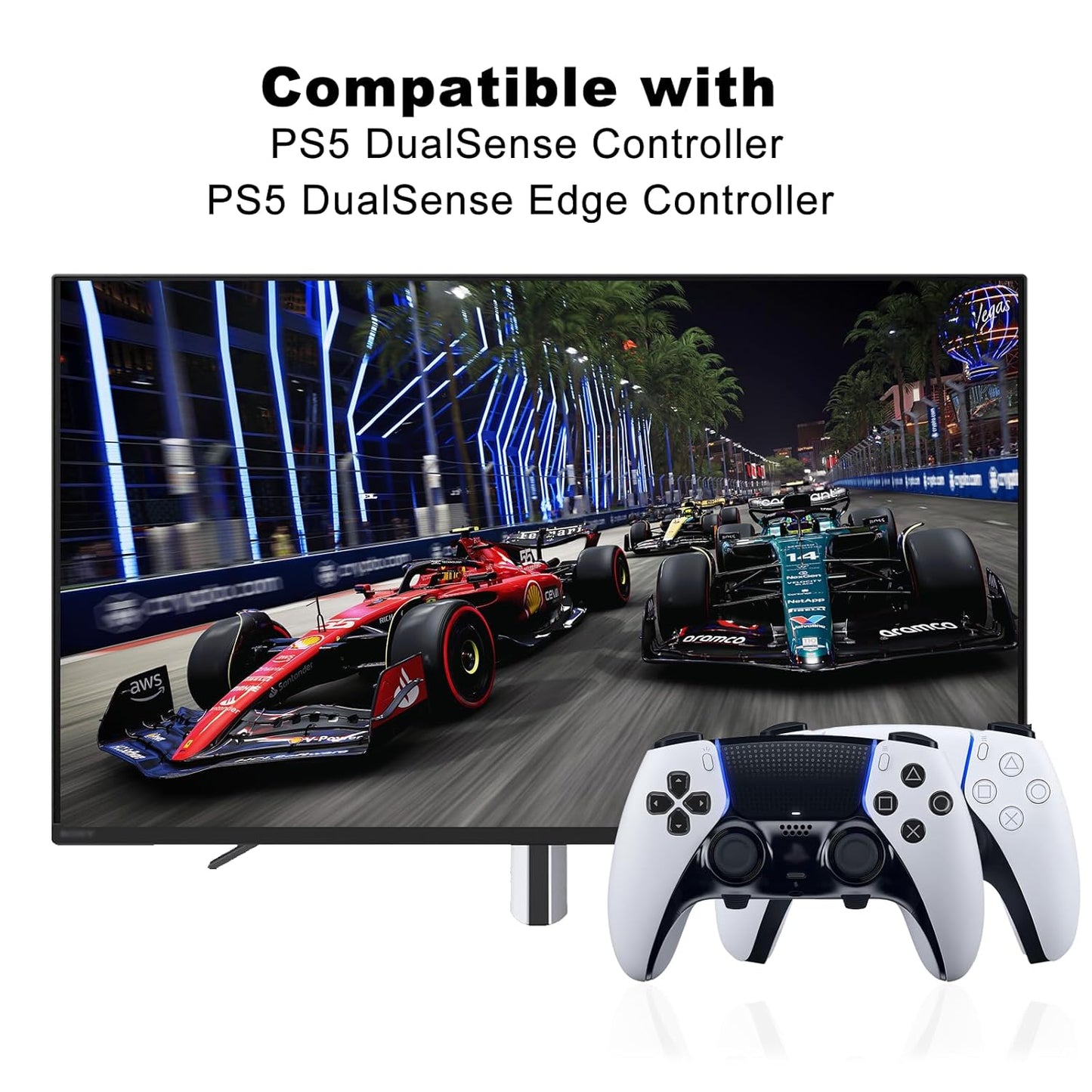 PS5 Gaming Racing Wheel for PS5/PS5 Elite Controllers