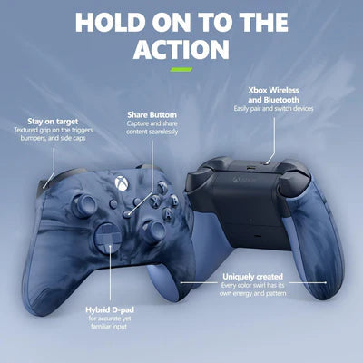 Xbox Wireless Controller – Stormcloud Vapor Special Edition for Xbox Series X|S, Xbox One, and Windows Devices MICROSOFT