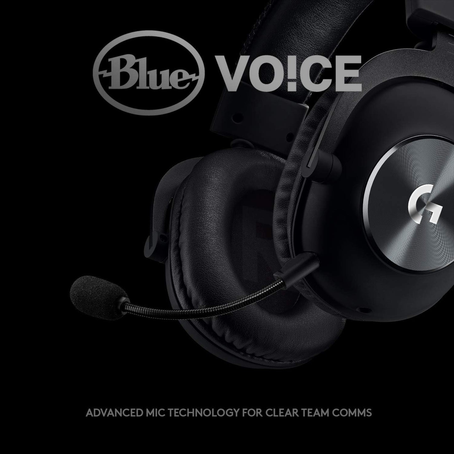 Logitech G Pro X Wired Gaming Headset: Blue VO!CE Detachable Boom Mic, DTS 7.1 surround LOGITECH