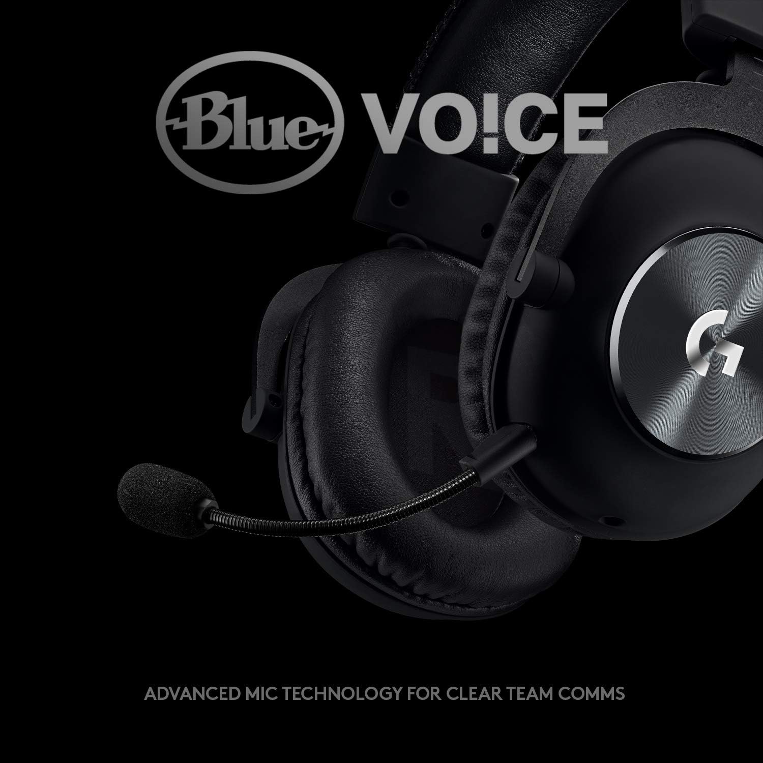 Logitech G Pro X Wired Gaming Headset: Blue VO!CE Detachable Boom Mic, DTS 7.1 surround LOGITECH