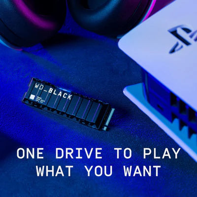 WD_BLACK SN850 NVMe SSD for PS5 Consoles Solid State Drive with Heatsink WD_BLACK