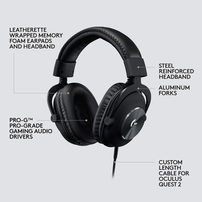 Logitech G PRO wired Gaming Headset 2nd Gen LOGITECH