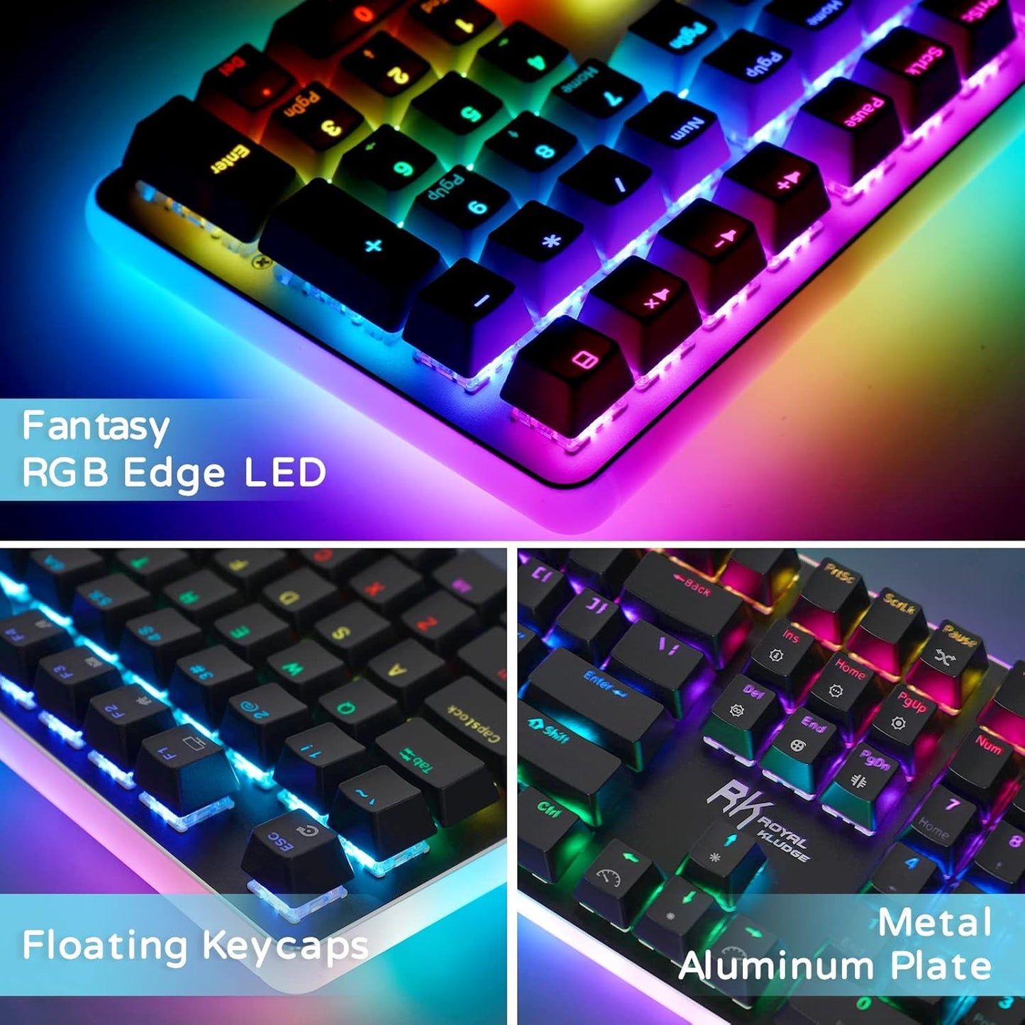 Royal Kludge RK918 Wired Mechanical Keyboard 108 Keys
