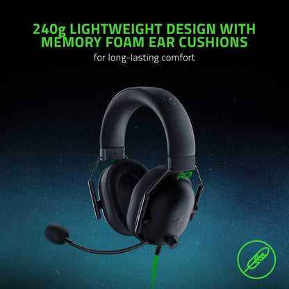 Razer BlackShark V2 X Gaming Headset: 7.1 Surround Sound RAZER