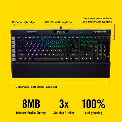 Corsair K95 Platinum RGB Mechanical USB Gaming Keyboard CORSAIR