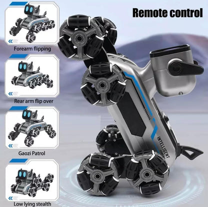 Stunt Eight-Wheel Robot Dog with hand motion sensor
