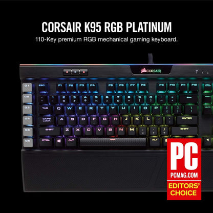 Corsair K95 Platinum RGB Mechanical USB Gaming Keyboard CORSAIR