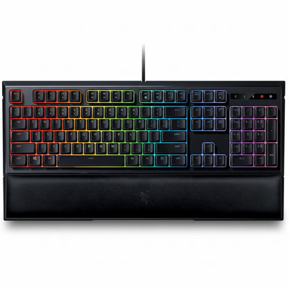 Razer Ornata Chroma Revolutionary Mecha-Membrane RGB Gaming Keyboard with Individually Backlit Mid-Height Keys Wrist Rest RAZER