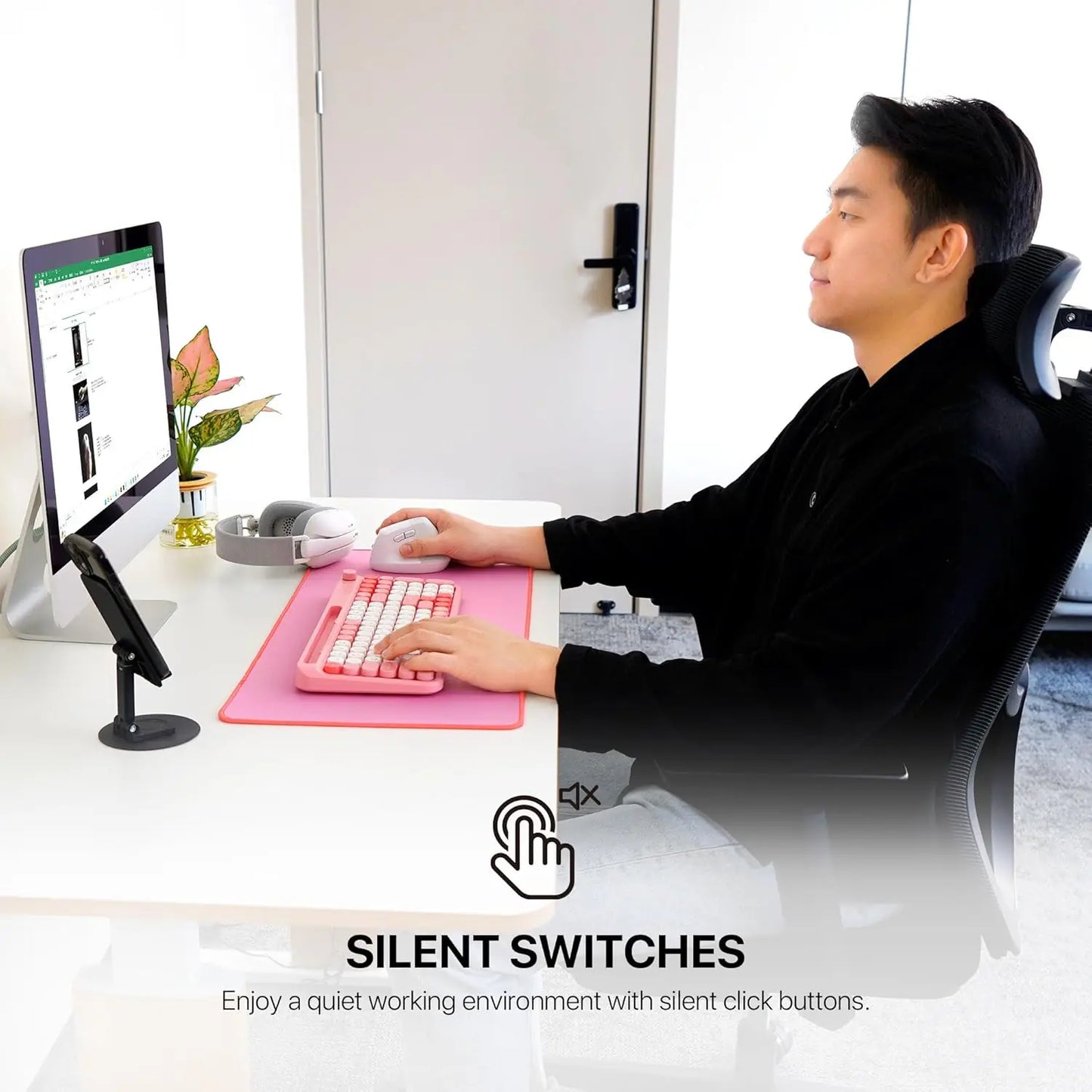 FANTECH W195R GO COMFY Vertical Mouse white