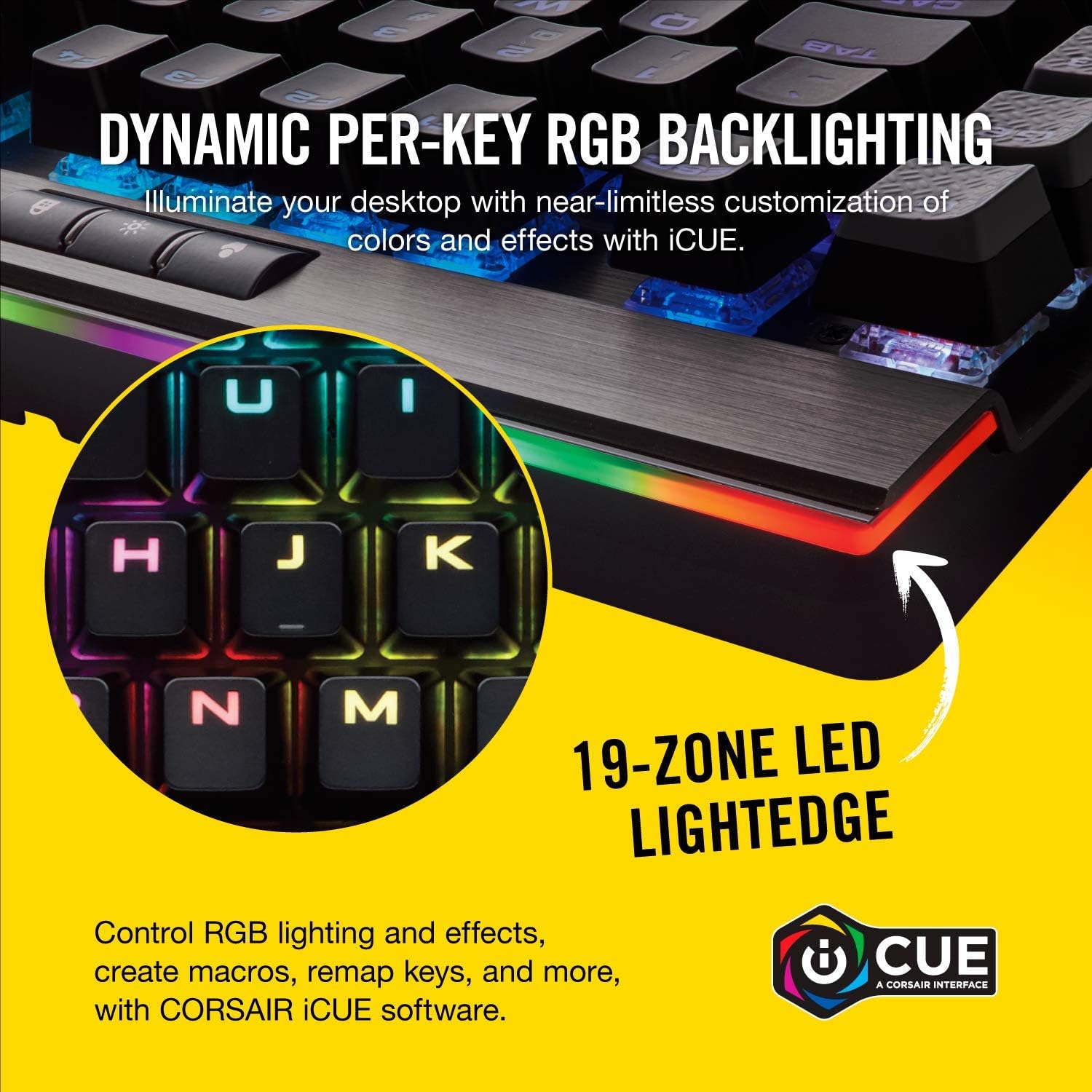 Corsair K95 Platinum RGB Mechanical USB Gaming Keyboard CORSAIR