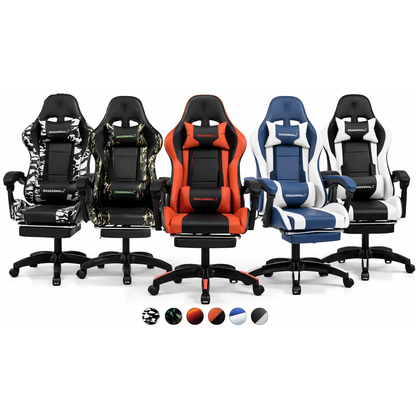 Deadskull Gaming Chair with Footrest