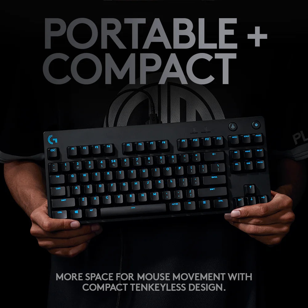 Logitech G PRO Mechanical Gaming Keyboard, Ultra Portable TKL LOGITECH