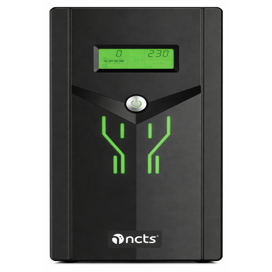 NCTS QSTROM PRO 2000VA/1200W Line Interactive UPS with AVR NCTS