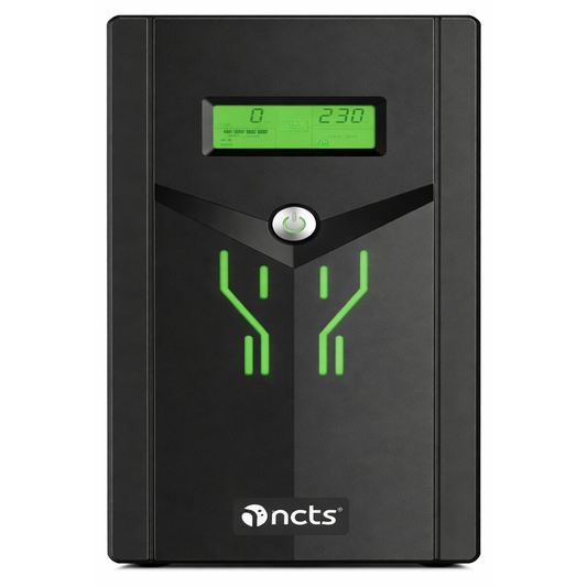 NCTS QSTROM PRO 3000VA/1800W Line Interactive UPS with AVR