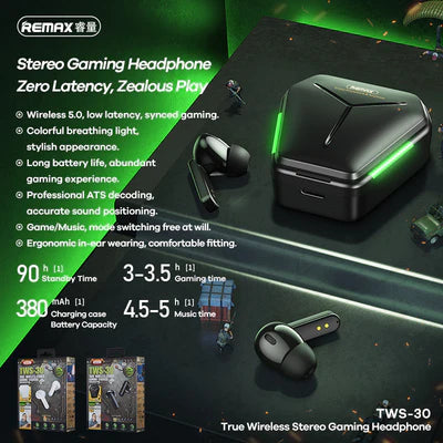 Remax TWS30 True Wireless Stereo Gaming Earbuds REMAX