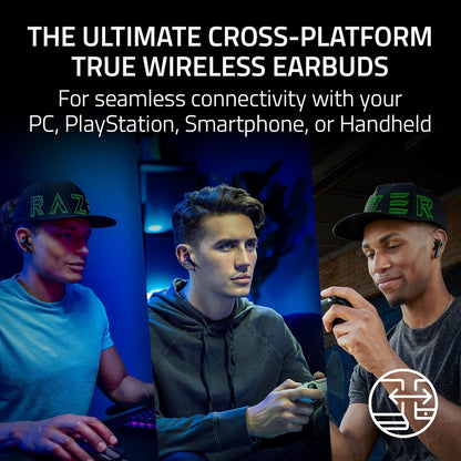 Razer Hammerhead HyperSpeed - Wireless Multi-Platform Gaming Earbuds (HyperSpeed Wireless, Active Noise Cancellation RAZER