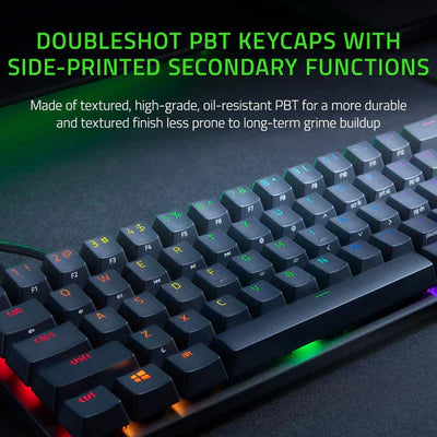 Razer Huntsman Mini 60% Gaming Keyboard - Fast Keyboard Switches - Linear Optical Switches
