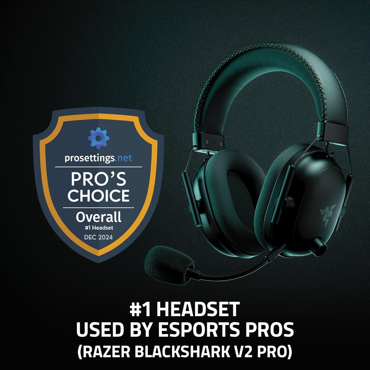 Razer BlackShark V2 Pro for PC - Premium Wireless E-Sports Headset RAZER