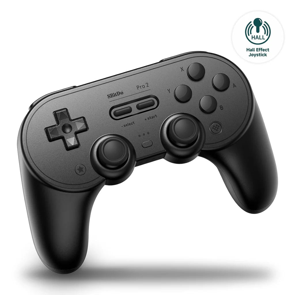 8BitDo Pro 2 Bluetooth Gaming Controller for Switch, PC, Android, and Steam & Apple - gametricks