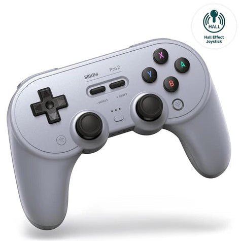 8BitDo Pro 2 Bluetooth Gaming Controller for Switch, PC, Android, and Steam & Apple - gametricks