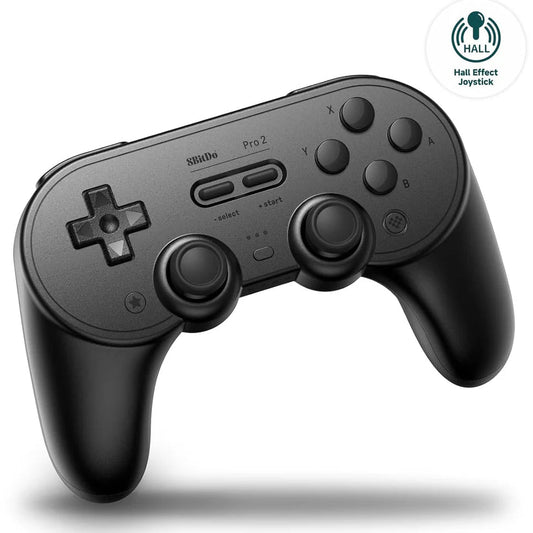 8BitDo Pro 2 Bluetooth Gaming Controller for Switch, PC, Android, and Steam & Apple - gametricks