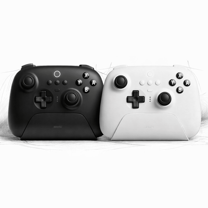 8BitDo Ultimate Bluetooth Controller with Charging Dock, Wireless Pro Controller with Hall Effect Sensing Joystick, Compatible with Switch, Windows and Steam Deck - gametricks