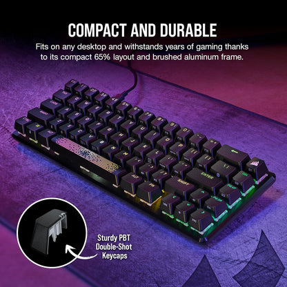 Corsair K65 PRO Mini RGB 65% Optical-Mechanical Wired Gaming Keyboard CORSAIR