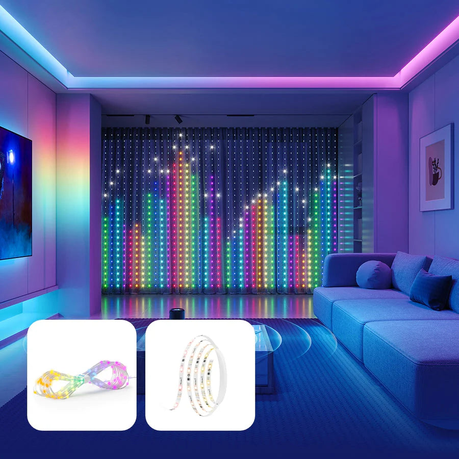 Govee Curtain Lights Dynamic DIY Light Art Canvas Govee