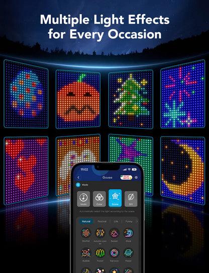 Govee Curtain Lights Dynamic DIY Light Art Canvas Govee