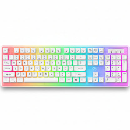 Havit KB876L RGB backlighting Gaming Keyboard - White HAVIT
