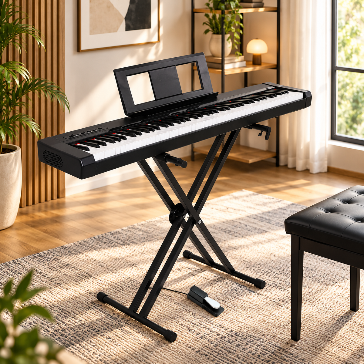 PurlWey PL196 88 Keys Digital Portable Piano PurlWey