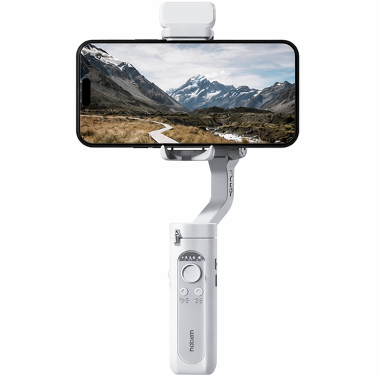 Hohem iSteady XE Phone Gimbal Stabilizer (2023) with a Magnetic Light Hohem