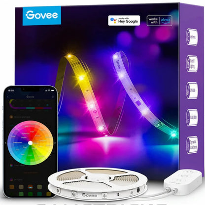 Govee RGBIC Basic Wi-Fi + Bluetooth LED Strip Lights - H618 Govee