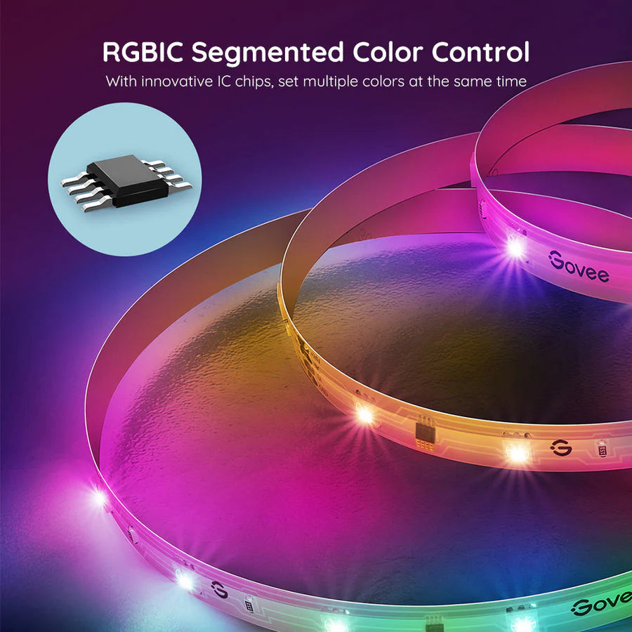 Govee RGBIC Basic Wi-Fi + Bluetooth LED Strip Lights - H618 Govee