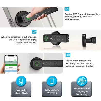 Smart Door Handle D-15 TUYA