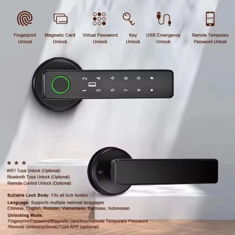 Smart Door Handle D-15 TUYA