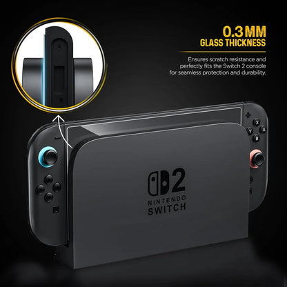 Tempered Glass Screen Protector For Nintendo Switch 2 LUCKY FOX