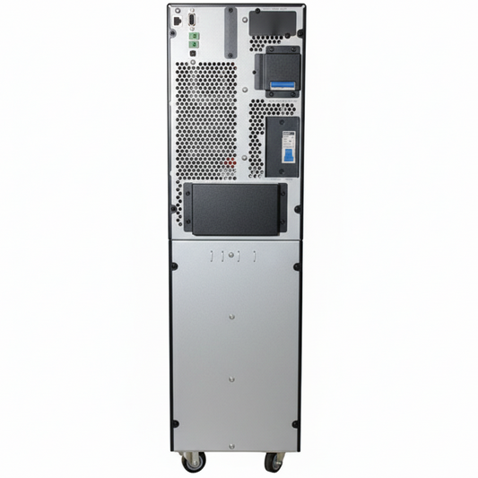 Black and silver mechanical component on a white background