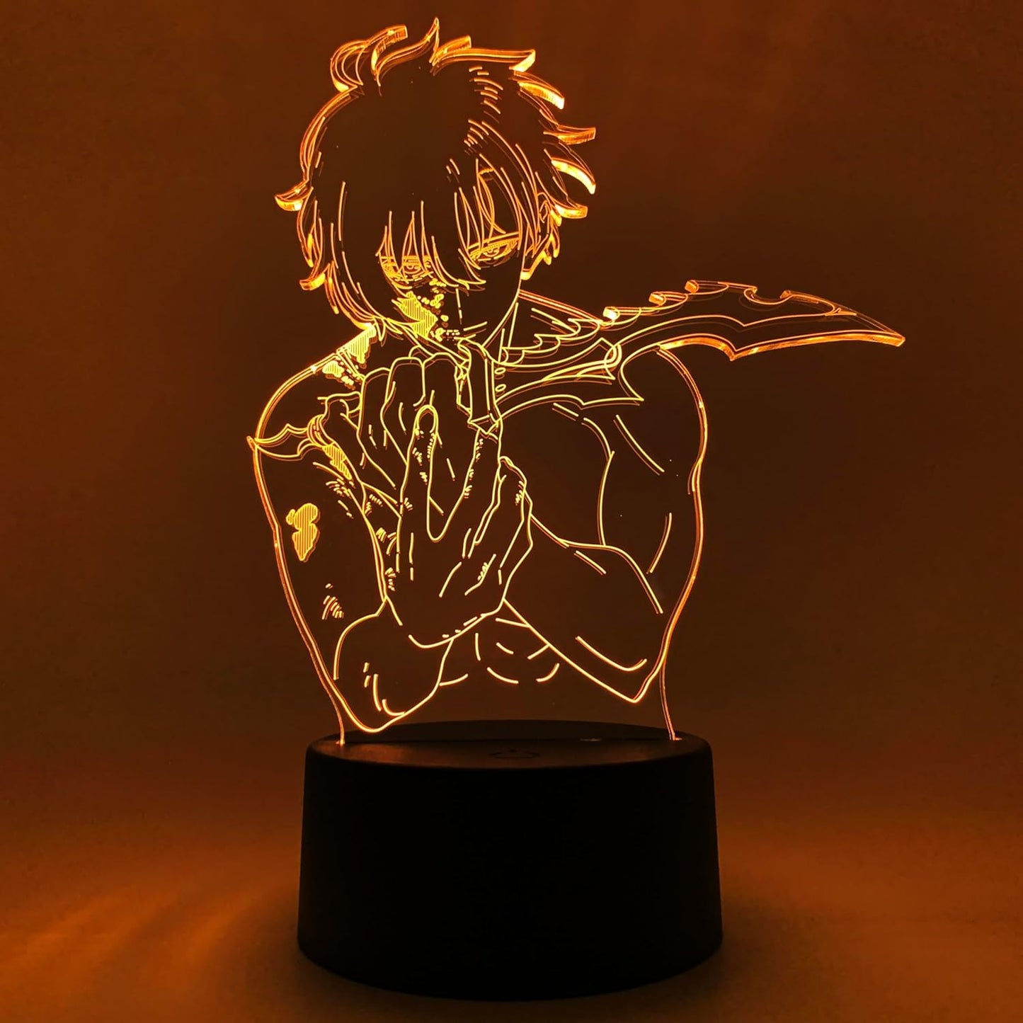 Otaku Lamp Sung Jinwoo Solo Leveling 3D Anime LED Night Light Otaku