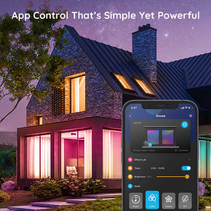 Govee RGB Smart Wi-Fi + Bluetooth LED Strip Lights(10m) [Energy Class A] Govee