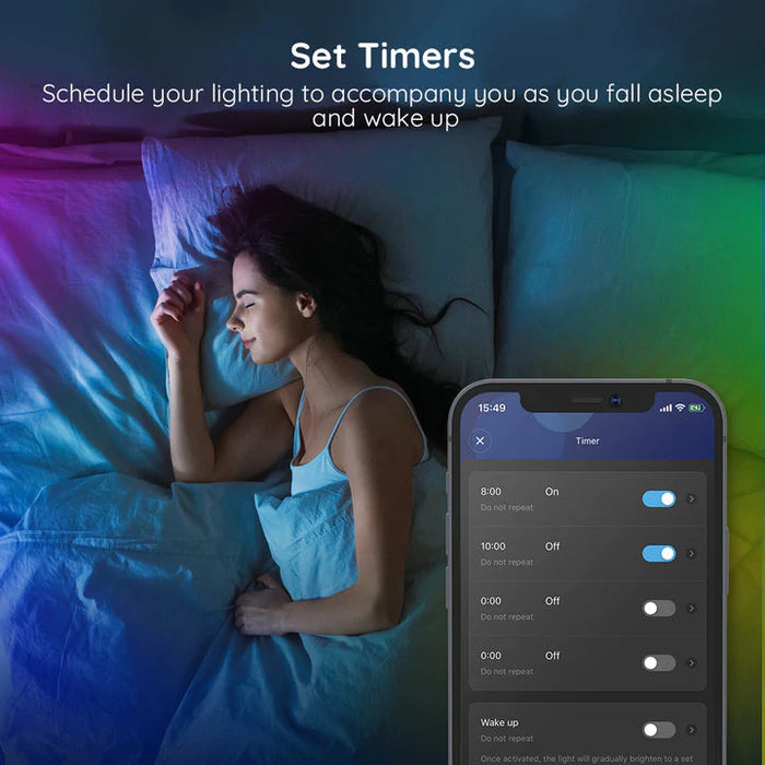 Govee RGB Smart Wi-Fi + Bluetooth LED Strip Lights(10m) [Energy Class A] Govee