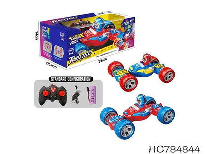 2.4G standard figure remote control stunt twist vehicle