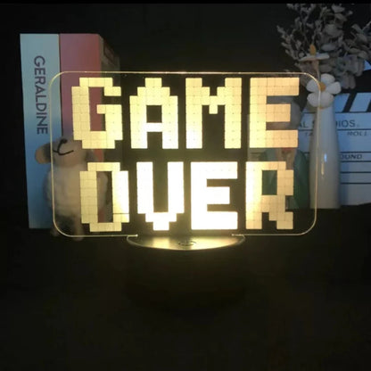 Gaming Room Desk Setup Lighting Decor 3D Visual LED Night Lamp - 7 Color Change FULLOSUN