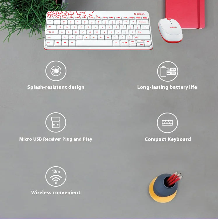 Logitech MK240 Nano Wireless Keyboard And Mouse Combo