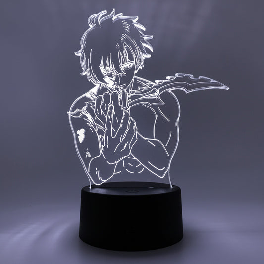 Otaku Lamp Sung Jinwoo Solo Leveling 3D Anime LED Night Light Otaku