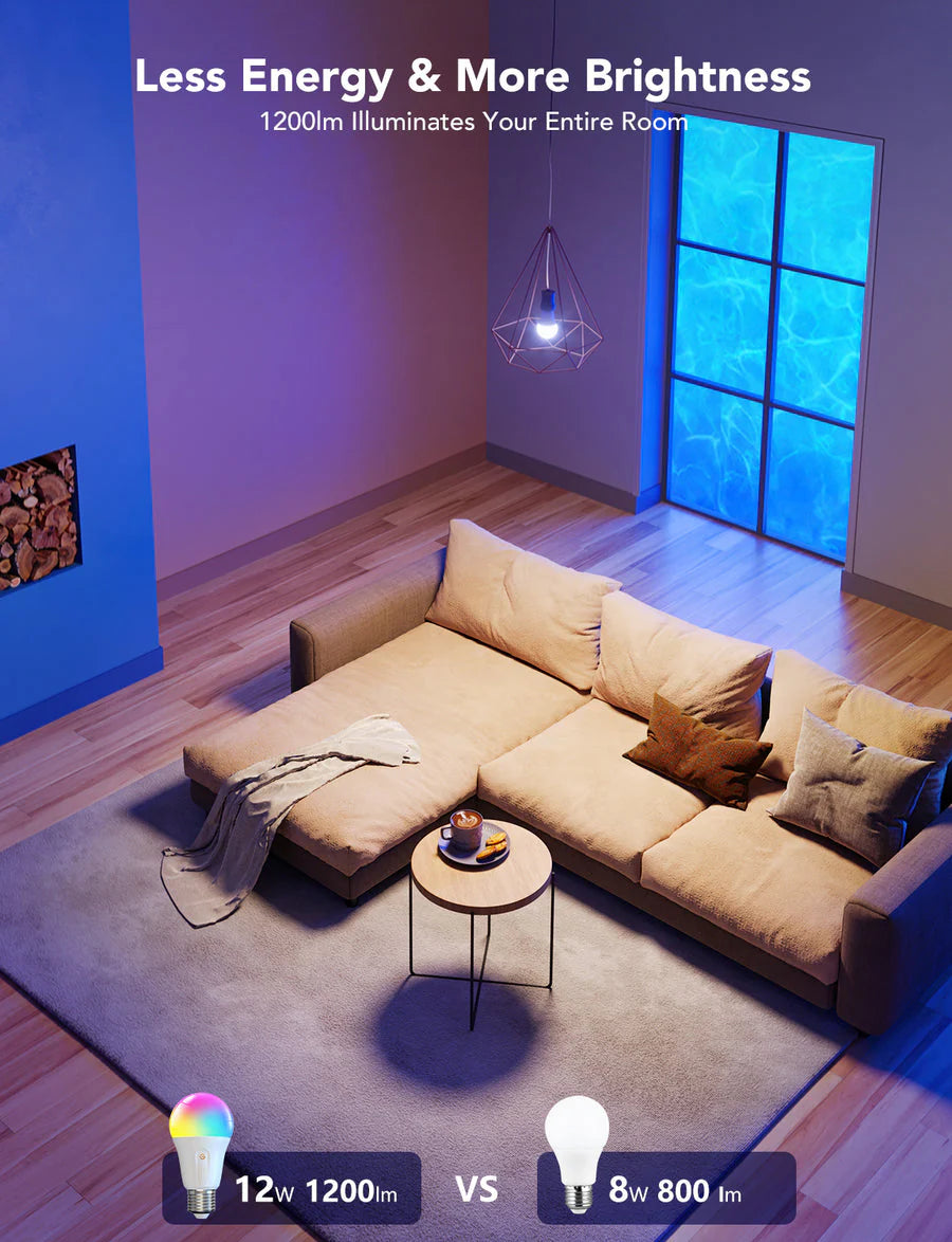Govee Smart RGBWW Light Bulbs 1200 Lumens Govee