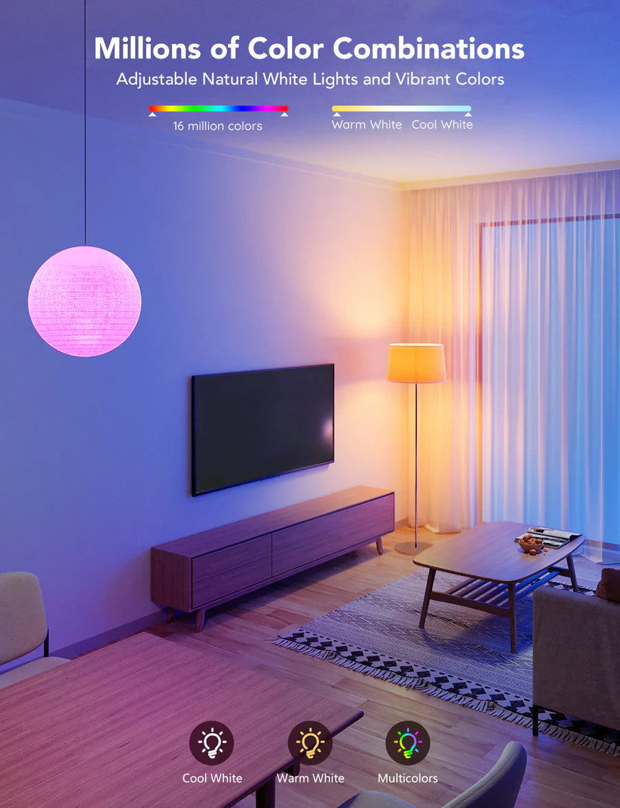 Govee Smart RGBWW Light Bulbs 1200 Lumens Govee