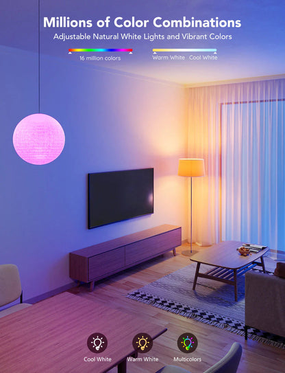 Govee Smart RGBWW Light Bulbs 1200 Lumens Govee